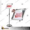 PORTA GRAFICA MARCO CLIP ALUMINIO CON PEDESTAL AJUSTABLE FORMATO A4 (21*29.7 CMS) (C10), foto 4