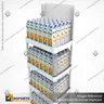 EXHIBIDOR MODULAR PARA PRODUCTOS 35*24*132 CMS PAYLOADER ESTANDAR BANDEJA BLANCA (C2), foto 3