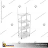 EXHIBIDOR MODULAR PARA PRODUCTOS 40*60 CMS PAYLOADER SISTEMA ENSAMBLE BANDEJA BLANCA (SEMI TRANSPARE, foto 1
