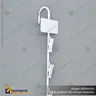 GANCHERA METALICA CON PORTAPRECIO, foto 2