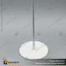 SOPORTE T CON PINZA ACRILICA Y VARILLA EXPANDIBLE, foto 3