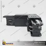 CONECTOR RIEL ENERGIZADO TRIFASICO TIPO L NEGRO, foto 2