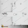 CONECTOR RIEL ENERGIZADO TRIFASICO TIPO X BLANCO, foto 1