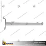 SOPORTE DE REPISA A PANEL RANURADO CON VENTOSAS 30 CM, foto 1