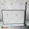 PANEL MENU SLIM BOX COLGANTE NEGRO CON BRAZO TELESCOPICO (400X600), foto 2