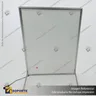 PANEL MENU SLIM BOX 1 CARA A3 CON PINES (312X427) COLOR PLATEADO, foto 3