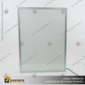 PANEL MENU SLIM BOX 1 CARA A3 CON PINES (312X427) COLOR PLATEADO, foto 4