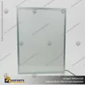 PANEL MENU SLIM BOX 1 CARA A2 CON PINES (435X600) COLOR PLATEADO, foto 4