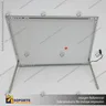 PANEL MENU SLIM BOX 1 CARA A4 CON PINES (225X304) COLOR PLATEADO, foto 4
