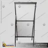 PANEL MENU SLIM BOX PALOMA PUBLICITARIA 600X1200MM NEGRO 220V, foto 4