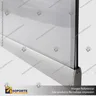 PANEL MENU SLIM BOX PLATEADO DOBLE CARA COLGANTE PIOLAS (1000X350), foto 4