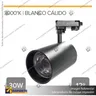 VERSALLES - FOCO LED TRACK LIGHT TRIFASICO COB 30W 3000K NEGRO 12, foto 1