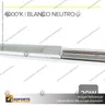 MG27 LUCERNA - LAMPARA LINEAL CUERPO BLANCO 20W 650MM NEUTRO 4000K 48V 150O, foto 1