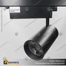 CANNES - FOCO LED TRACK LIGHT TRIFASICO COB 30W 3000K NEGRO 24, photo 4