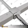 DUPLO ASIMETRICO BARRA UNIVERSAL 30 CM TUBULAR MACIZO, foto 3