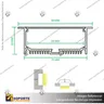 PERFIL PARA CINTA LED ALP 047 3MT, foto 5