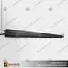 MG20 RIEL MAGNETICO NEGRO TIPO H 72.3X46.9X3000MM, foto 5