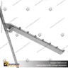 BRAZO A RIEL NOVA 40 CM CASCADA 7 BOLAS CROMADO, foto 2