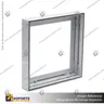 PERFIL FRAMELESS ALUMINIO 4 CM, foto 1