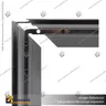 PERFIL FRAMELESS ALUMINIO 4 CM, foto 6