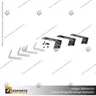 JUEGO DE CONECTORES PARA FRAMELESS 4 CM, foto 1