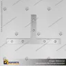 CONECTOR DE ALUMINIO PARA PERFILES ALP T CON TORNILLOS, foto 1