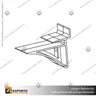 UTILITY SHELF BRACKET (FOR 6MM SHELVES), foto 2