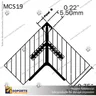 MCS19 - STICKMAN 19MM CORNER JOIN PROFILE- CLEARANCE, foto 2