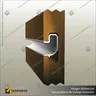 PVC J INSERTS FOR SLATWALL PANELS, foto 1