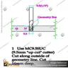 9.5MM SOLID CARBIDE DOUBLE FLUTE SPIRAL CUTTER, foto 4