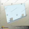 ACRYLIC SHELF FOR PRINT DISPLAYS - WALL MOUNTED, foto 2