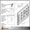 CALEXT ADJUSTABLE PRINT DISPLAY SYSTEM: END BRACKETS, foto 2