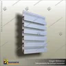 ALUMINIUM SLATWALL - 25MM PITCH, foto 1