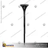 LAMPARA SOLAR S12 2W ESTACA 360 CAMINO JARDIN CON PANEL INTEGRADO BLANCO CALIDO, foto 9