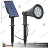 LAMPARA SOLAR S6 7W ESTACA SIMPLE CON PANEL INDEPENDIENTE BLANCO CALIDO, foto 7