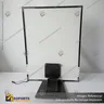 PANEL MENU SLIM BOX 1 CARA A2 CON PEDESTAL (435X600) COLOR NEGRO, foto 9
