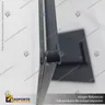 PANEL MENU SLIM BOX 1 CARA A2 CON PEDESTAL (435X600) COLOR NEGRO, foto 12