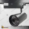 CANNES - FOCO LED TRACK LIGHT TRIFASICO COB 30W 3000K NEGRO 36, foto 4