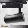 CANNES - FOCO LED TRACK LIGHT TRIFASICO COB 30W 3000K NEGRO 36, foto 5