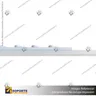 MG27 LUGANO - LAMPARA REJILLA CUERPO BLANCO 6W 300MM CALIDO 3000K 48V, foto 6