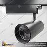 CANNES - FOCO LED TRACK LIGHT TRIFASICO COB 30W 3000K NEGRO 24, photo 6