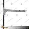 NOVA SOPORTE BARRA OVAL 30 CM CROMADO, foto 7