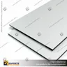 PLANCHA DE ALUMINIO COMPUESTO BLANCO MATE 3 MM / AL-011 MICRAS USO PUBLICITARIO, photo 2