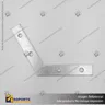 CONECTOR DE ALUMINIO PARA PERFILES ALP 120 CON TORNILLOS, 图片 2